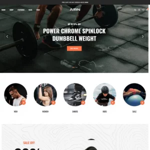 Gym accessories shop